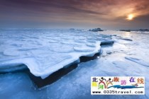 冰封渤海，極地景觀-自駕拍攝北戴河冰海