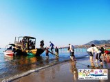 東戴河北戴河南戴河出海打漁看日出