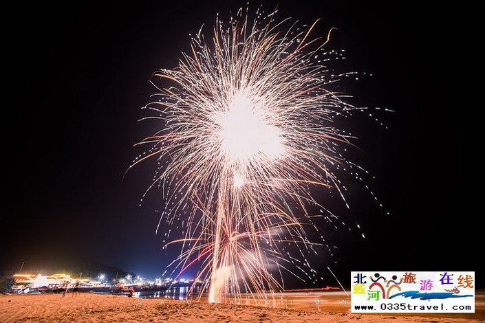 北戴河南戴河?xùn)|戴河煙花焰火沙灘篝火晚會