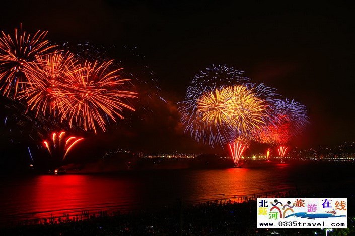 北戴河南戴河?xùn)|戴河煙花焰火沙灘篝火晚會