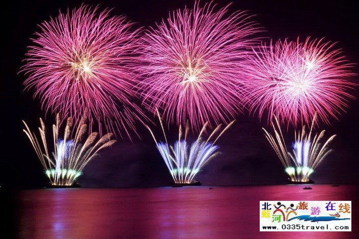 北戴河南戴河?xùn)|戴河煙花焰火沙灘篝火晚會