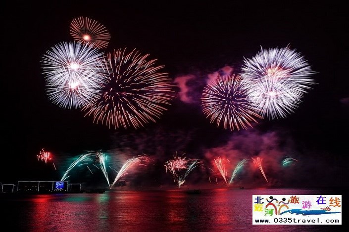 北戴河南戴河?xùn)|戴河煙花焰火沙灘篝火晚會